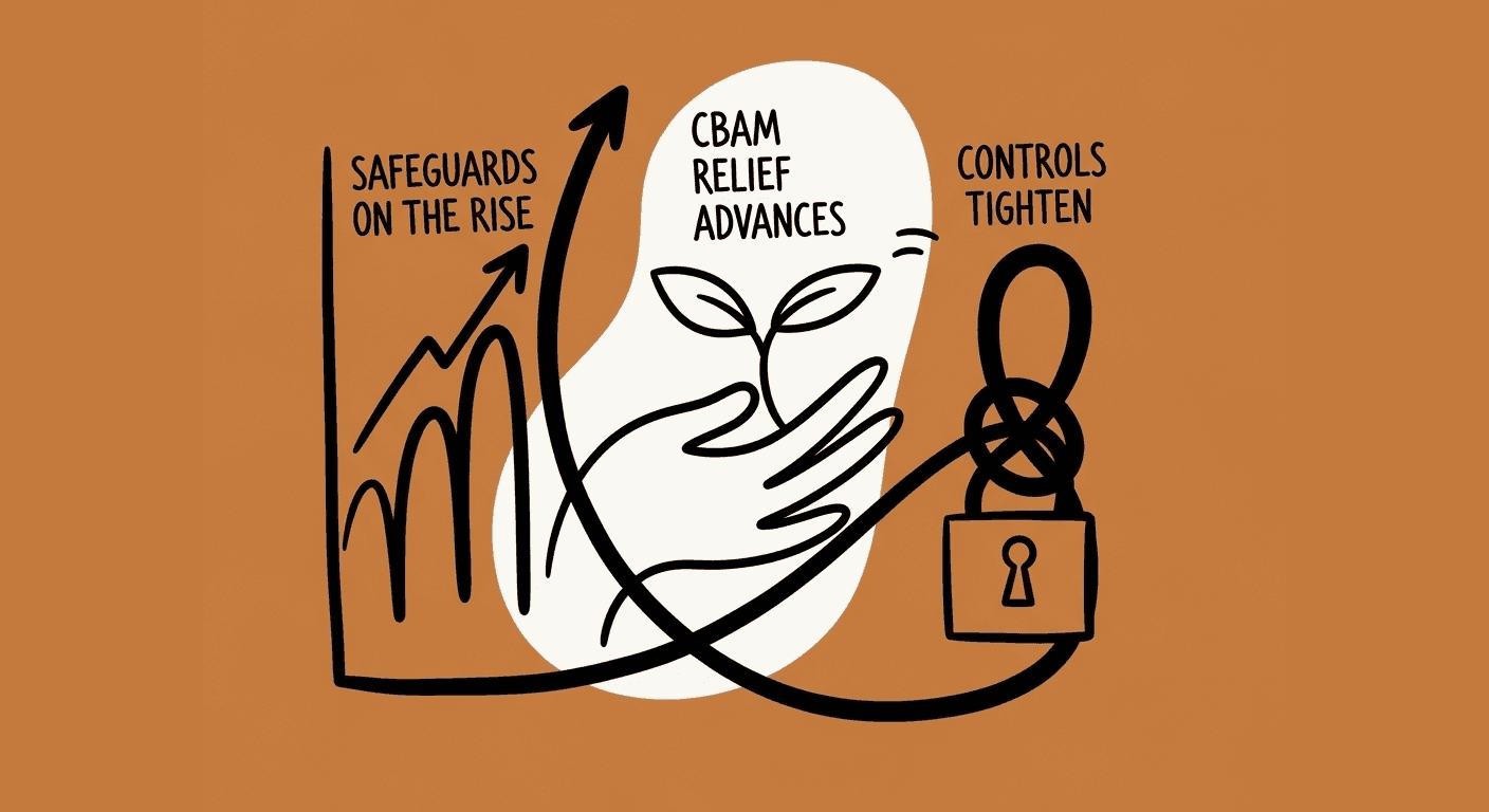 Safeguards on the Rise, CBAM Relief Advances, and Controls Tighten